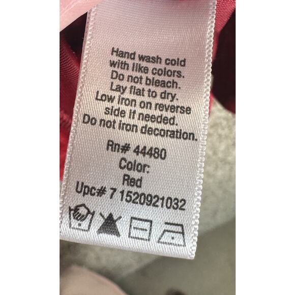 Red Velvet White Stag Womens Sz S Cardigan Set Festive Romantic Holiday Glam - Picture 6 of 6